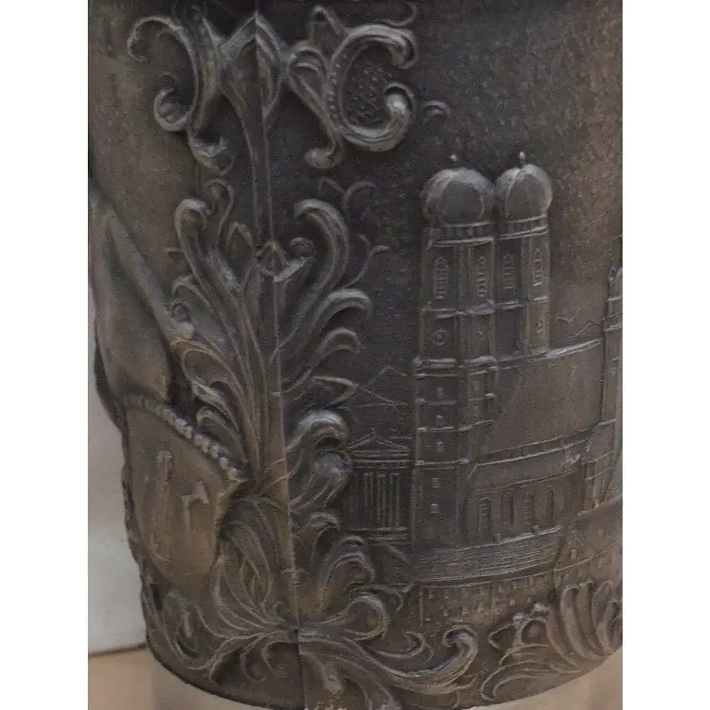Vintage Zinn Becker Stuttgart German Pewter Munchen Munich Tumbler Wine Cup 5